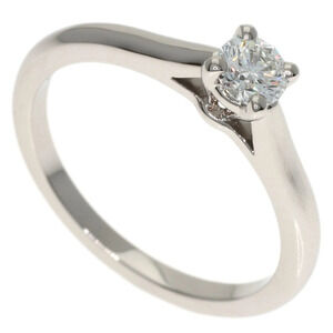 CARTIER Silver Diamond Ring #49